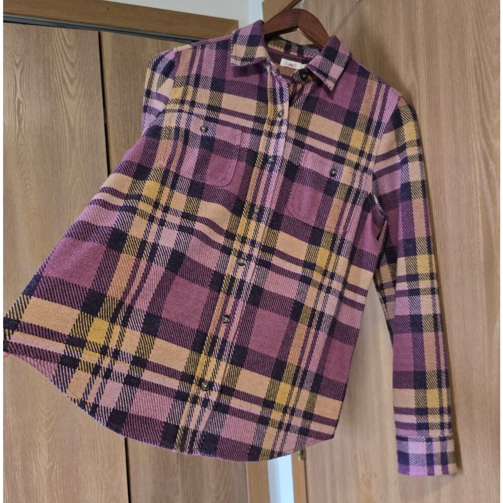 Faherty Legend Sweater Shirt Lolita Plaid - Picture 5 of 11
